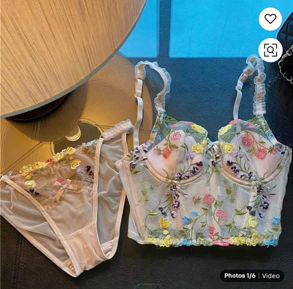 CORSET BRA SET