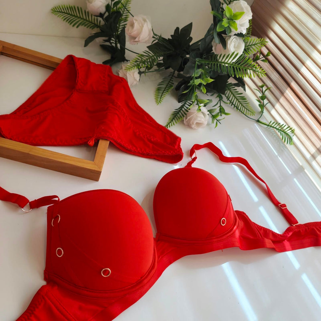 LOOP THIN PAD PUSH UP BRA SET (40-42)B/C