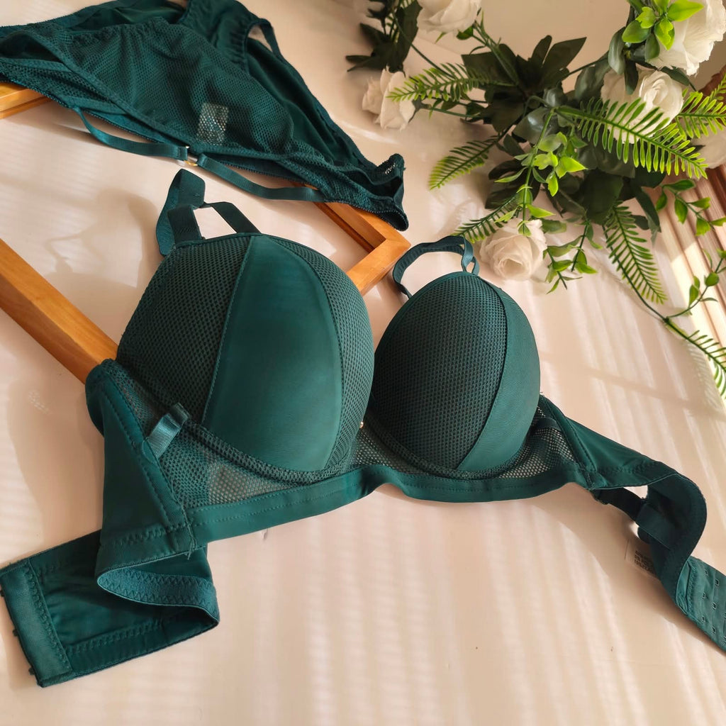 TEMU THIN PAD PUSH UP BRA SET