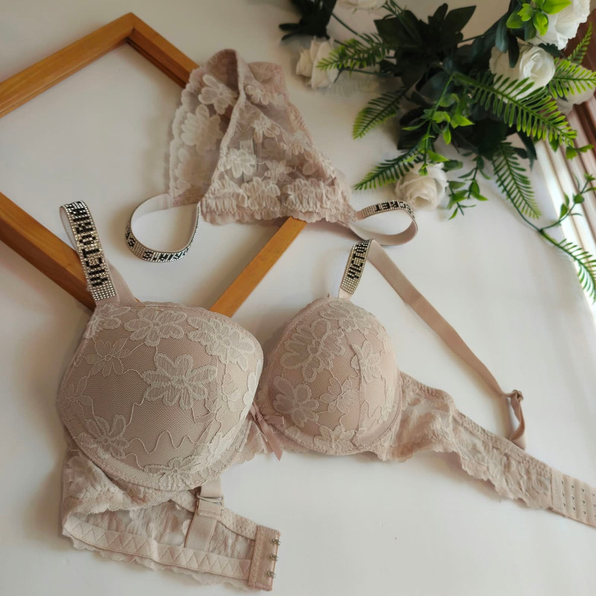 TEREA THIN PAD PUSH UP BRA SET (B CUP)