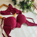 MARINE THIN PAD PUSH UP BRA SET