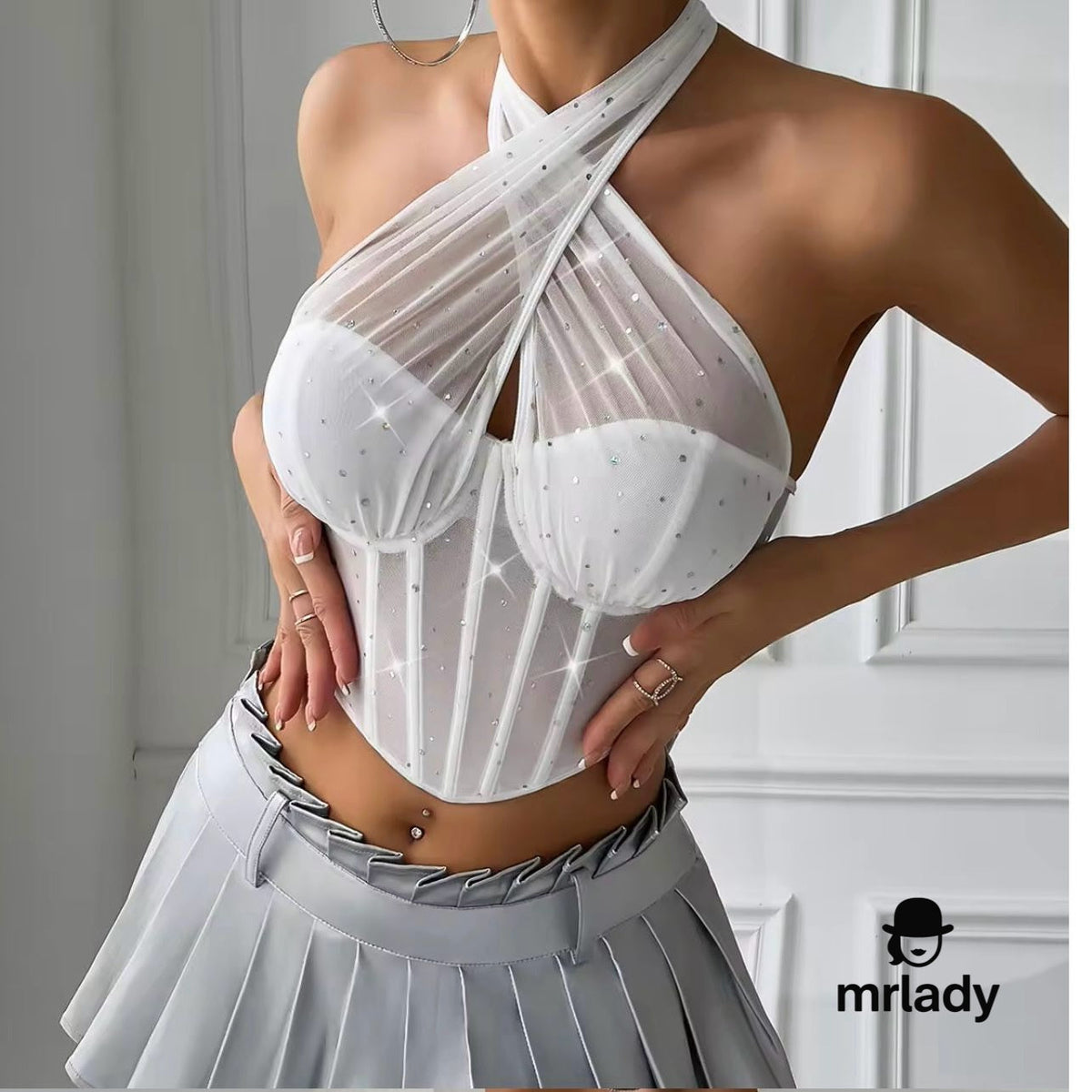 WRAP AROUND CORSET BRA