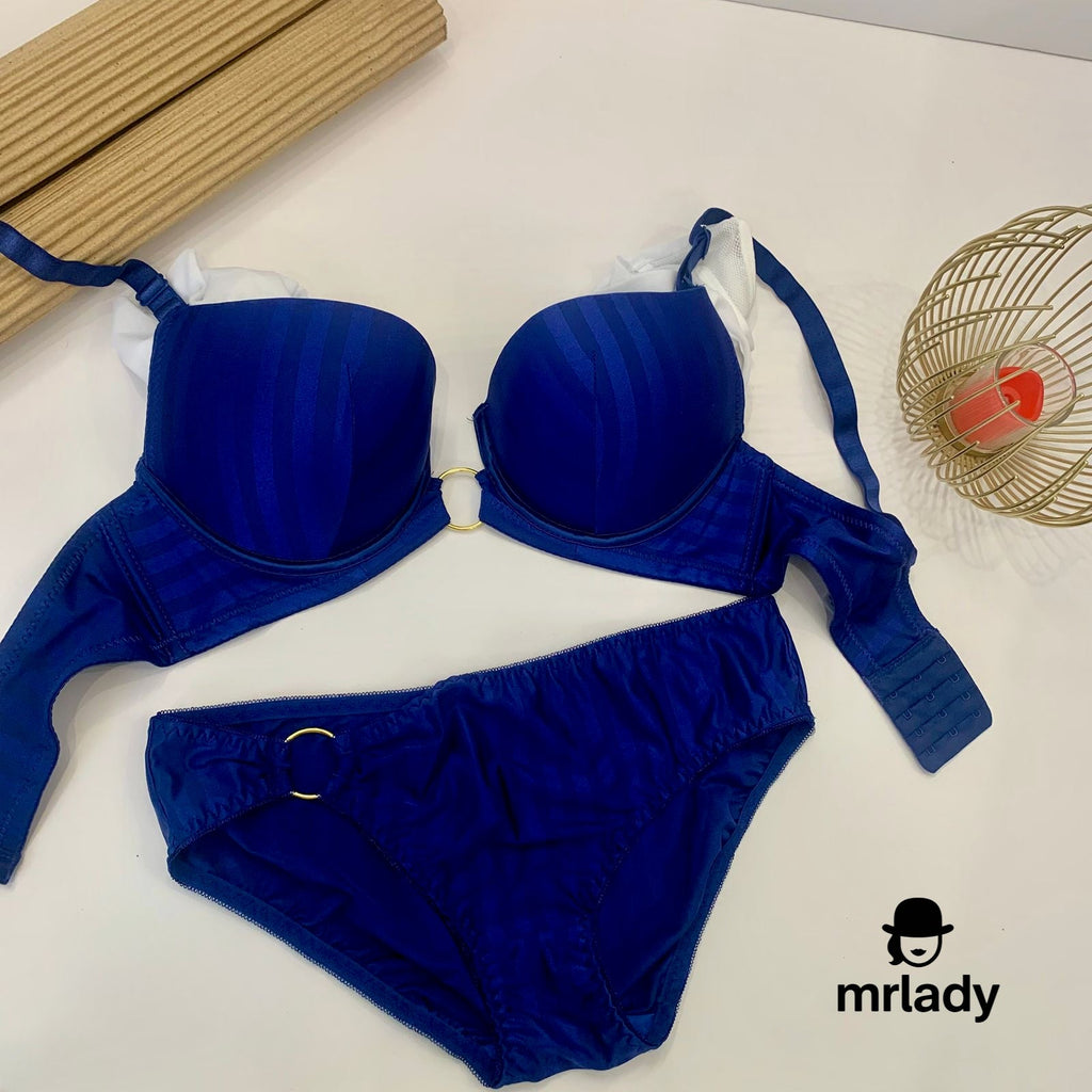GOLD LOOP PUSH UP BRA SET