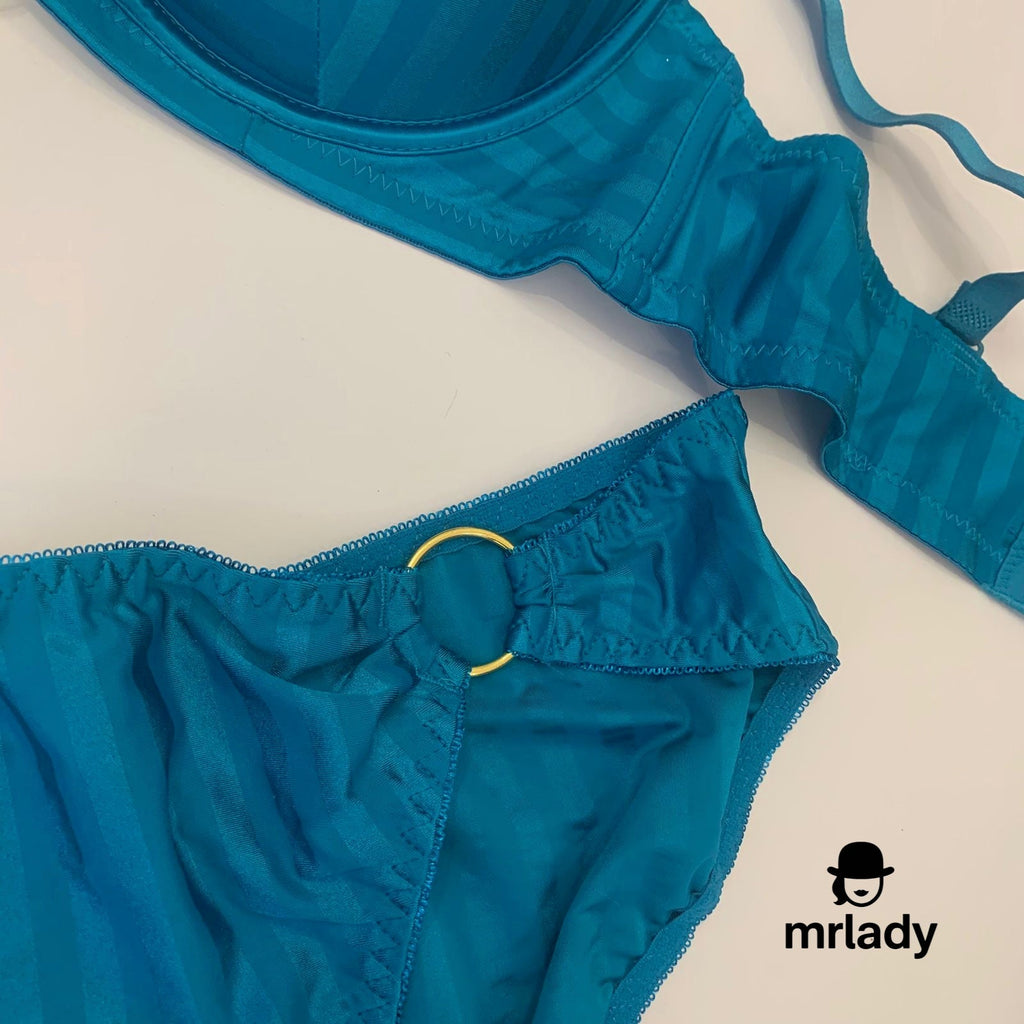 GOLD LOOP PUSH UP BRA SET