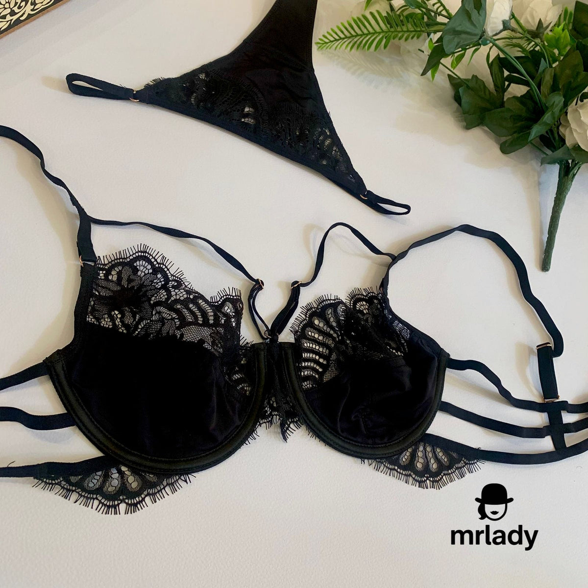 SUMMER NET BRA SET