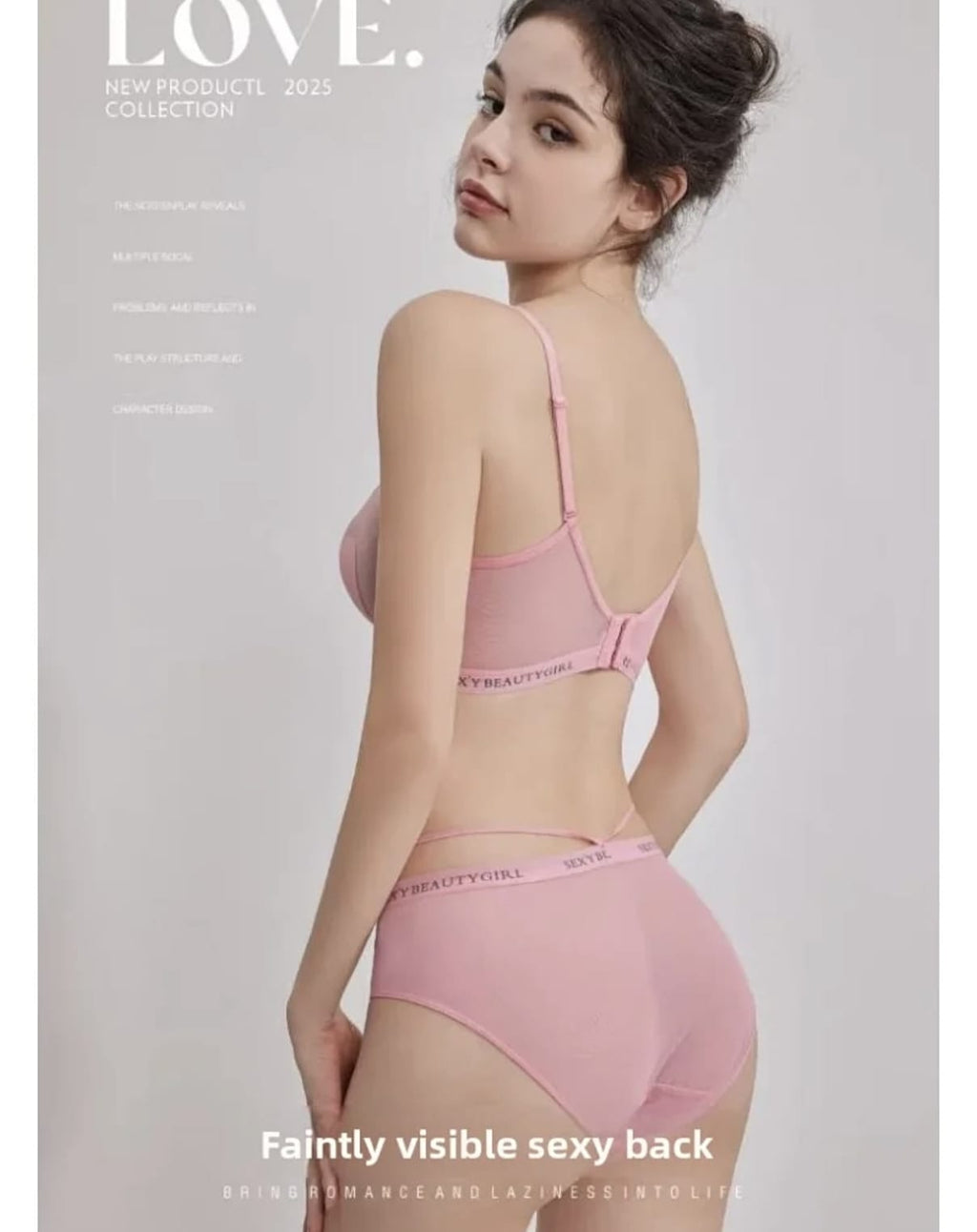 LOOMING GRACE NET BRA SET