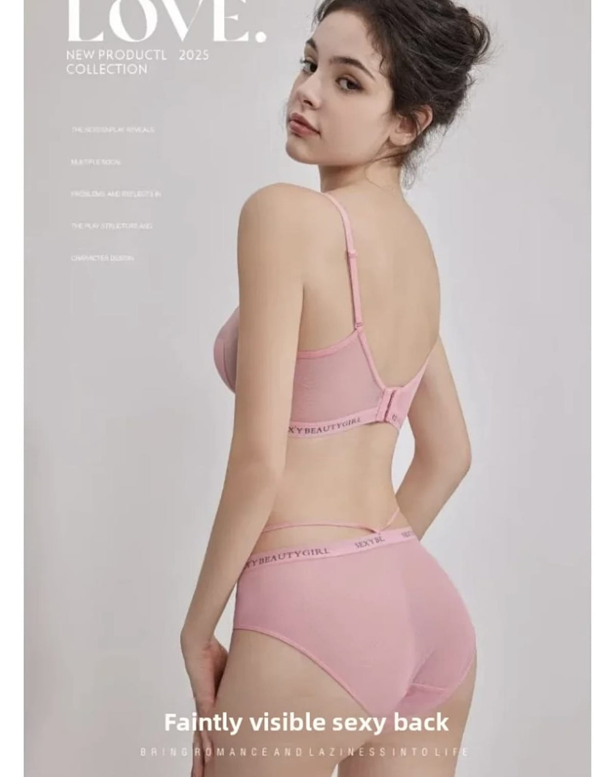 LOOMING GRACE NET BRA SET