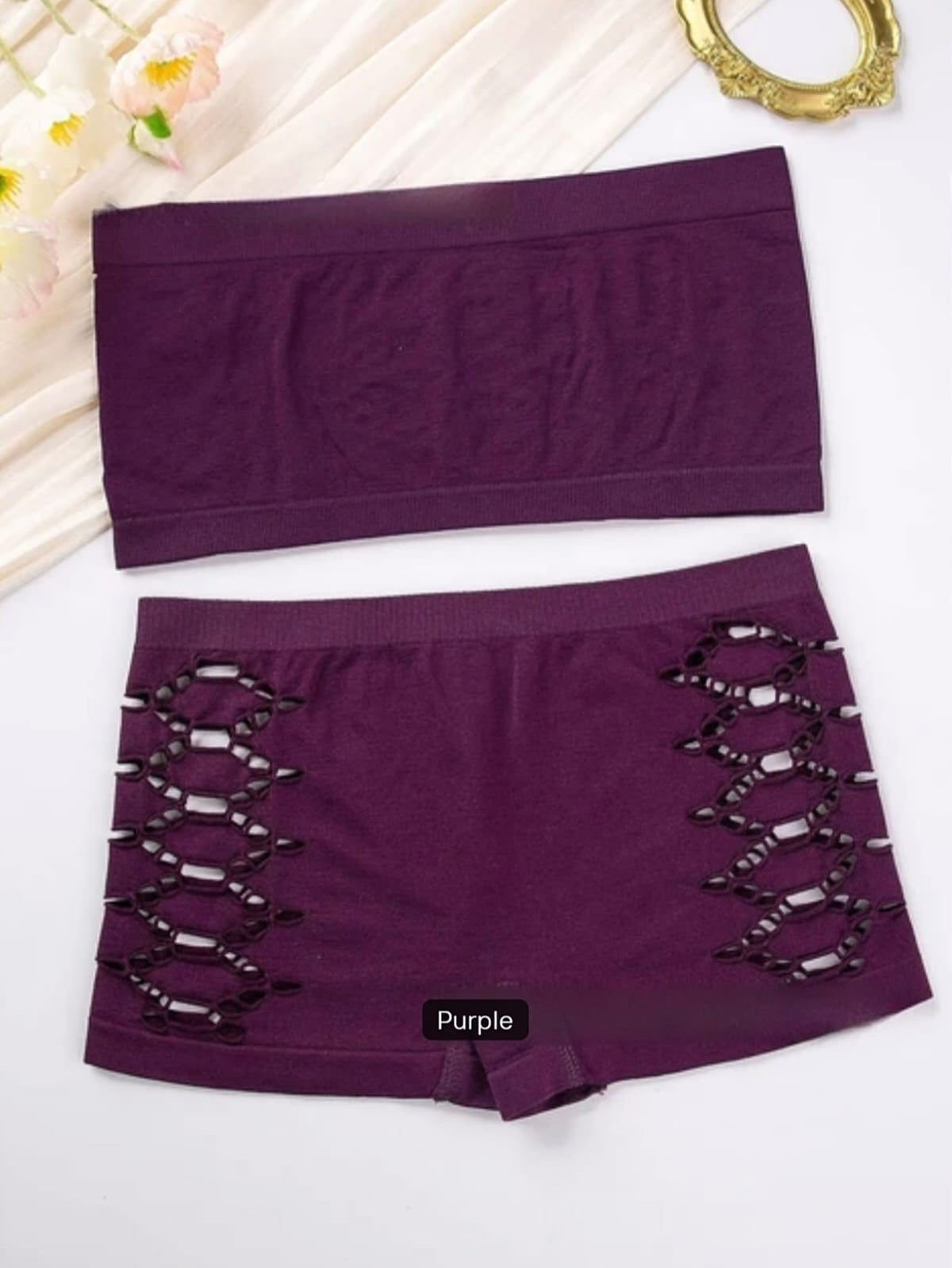 HIGH STRETCH STRAPLESS BRA SET