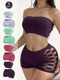 HIGH STRETCH STRAPLESS BRA SET