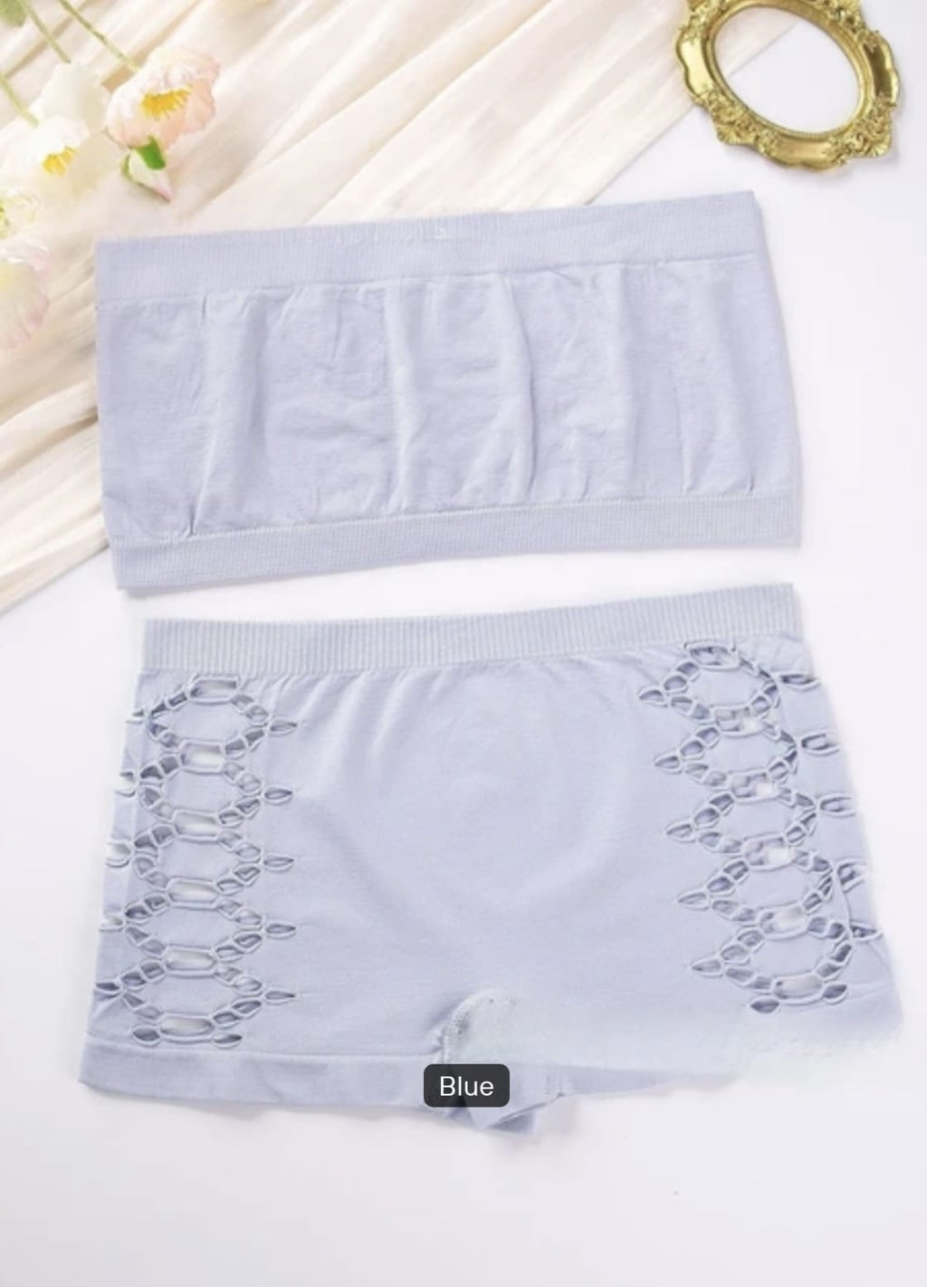 HIGH STRETCH STRAPLESS BRA SET