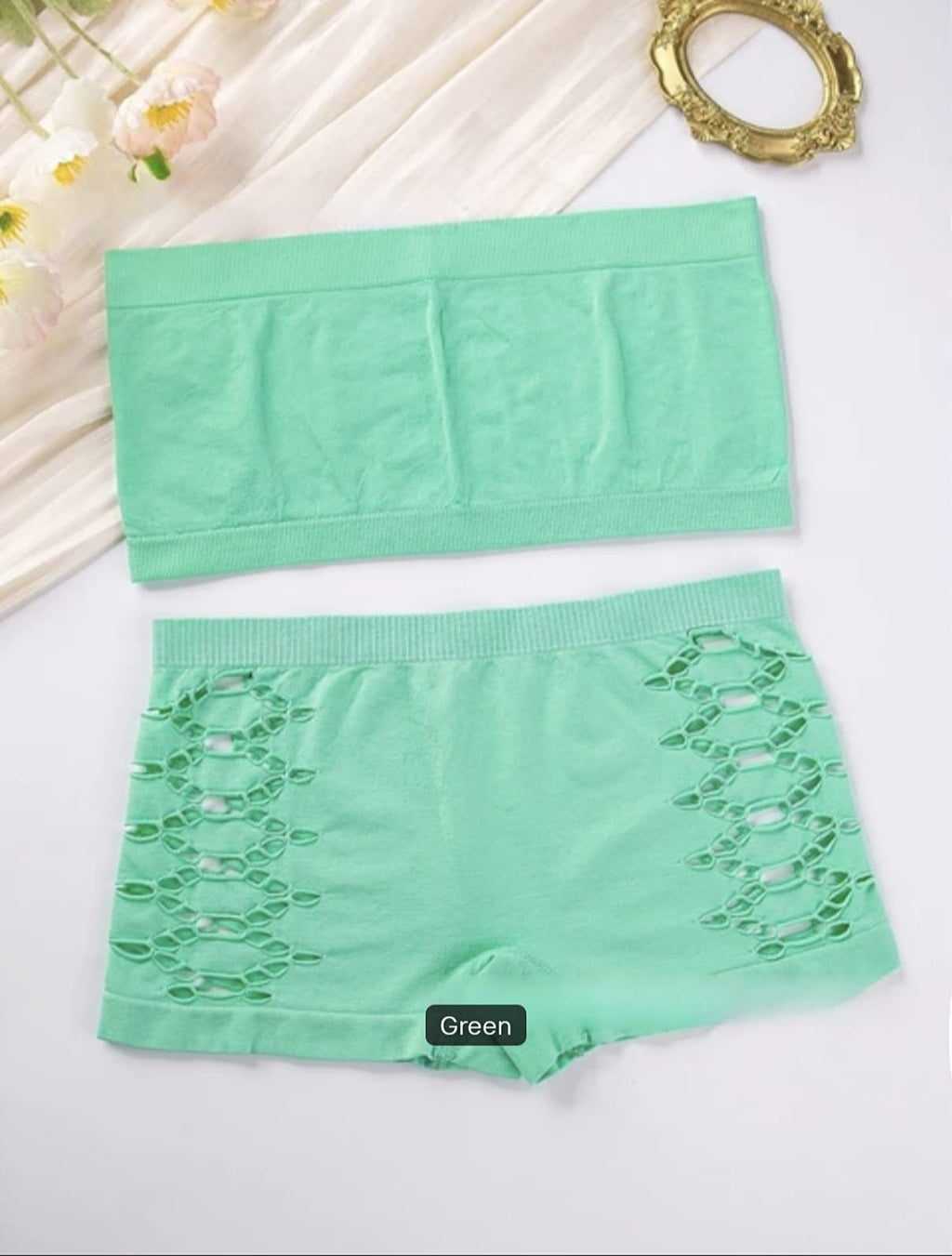HIGH STRETCH STRAPLESS BRA SET