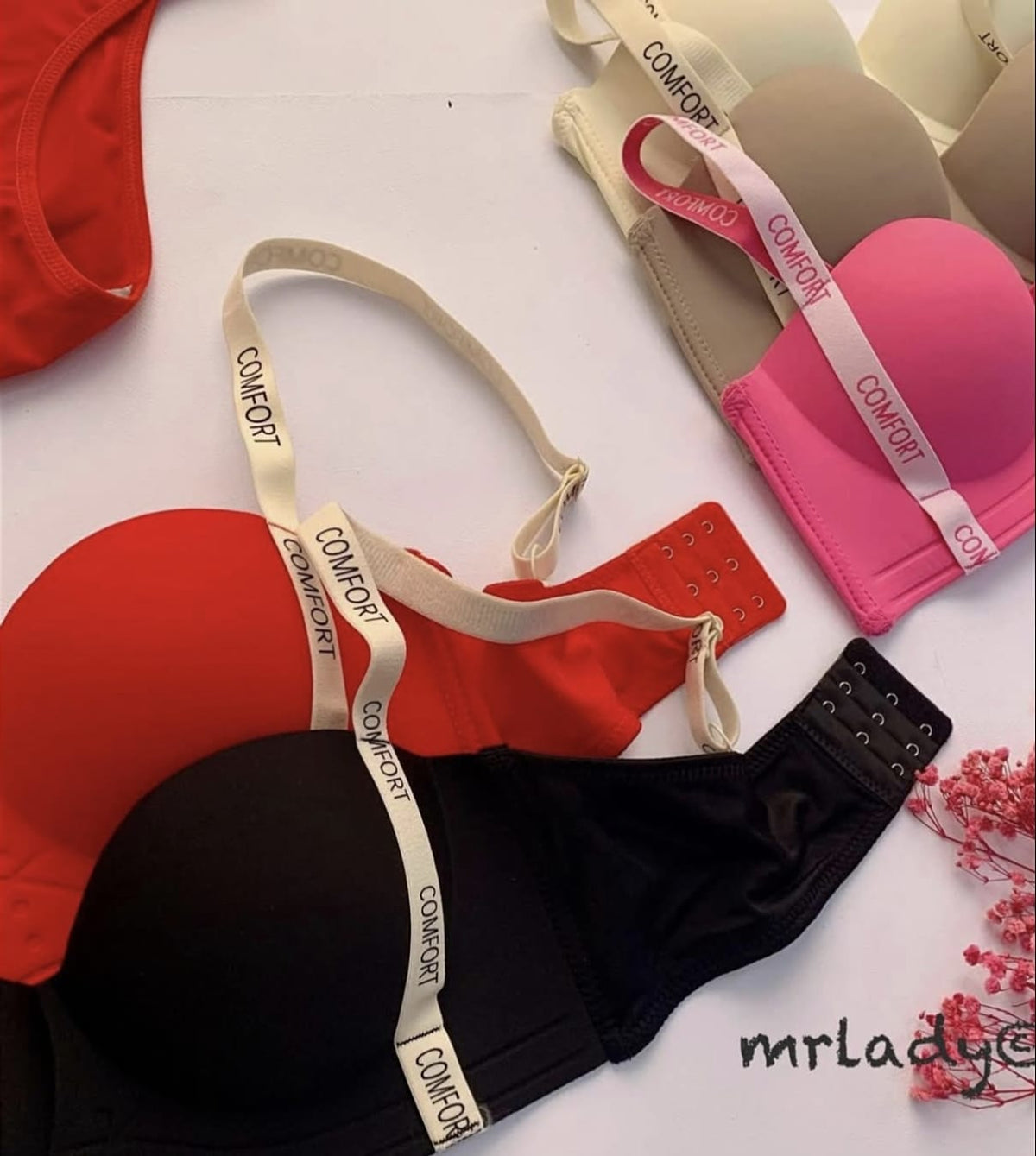 COMFORT THIN PAD BRA SET