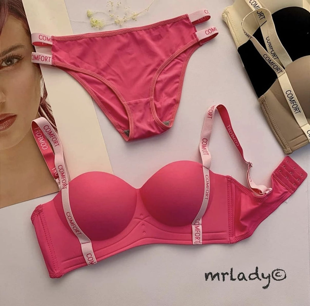 COMFORT THIN PAD BRA SET