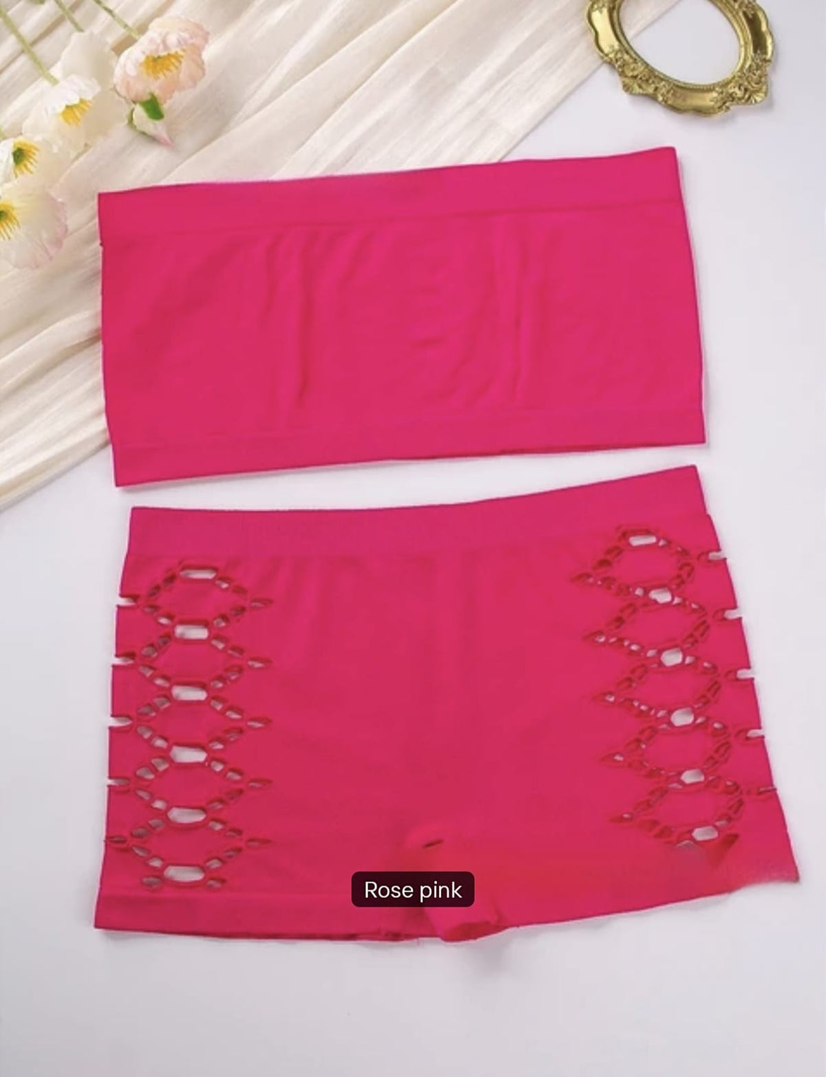 HIGH STRETCH STRAPLESS BRA SET