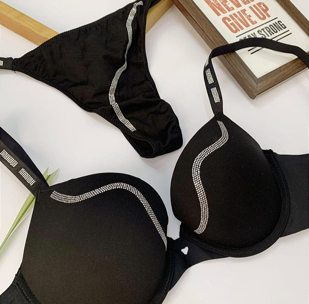 ALPHA THIN PAD BRA SET