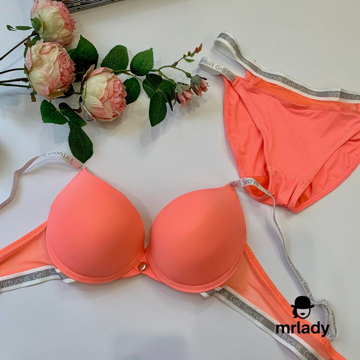 BUBLON THIN PAD BRA SET