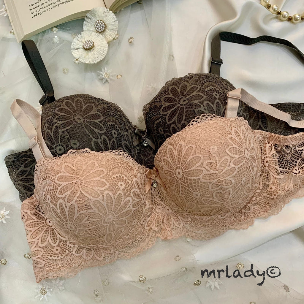 THIN PAD FANCY FLORAL BRA V2