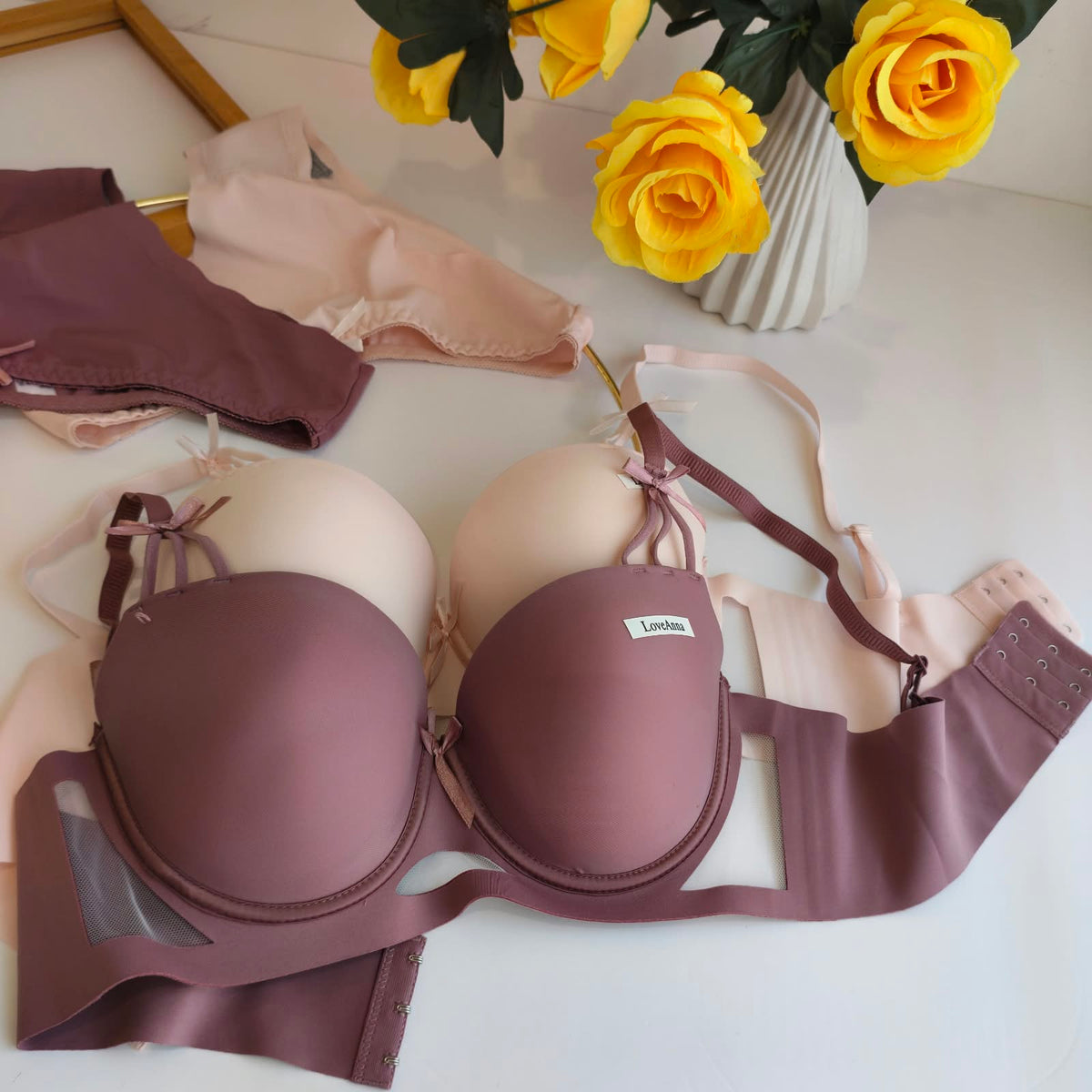 LOVE ANA THIN PAD BRA SET