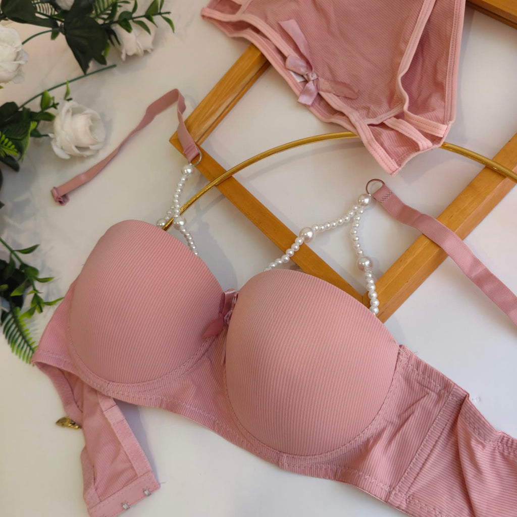 PEARL CORDI THIN PAD BRA SET