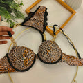 LEOPARD THIS PAD BRA SET