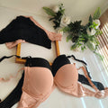 LOOP THIN PAD PUSH UP BRA SET (36-38)B/C