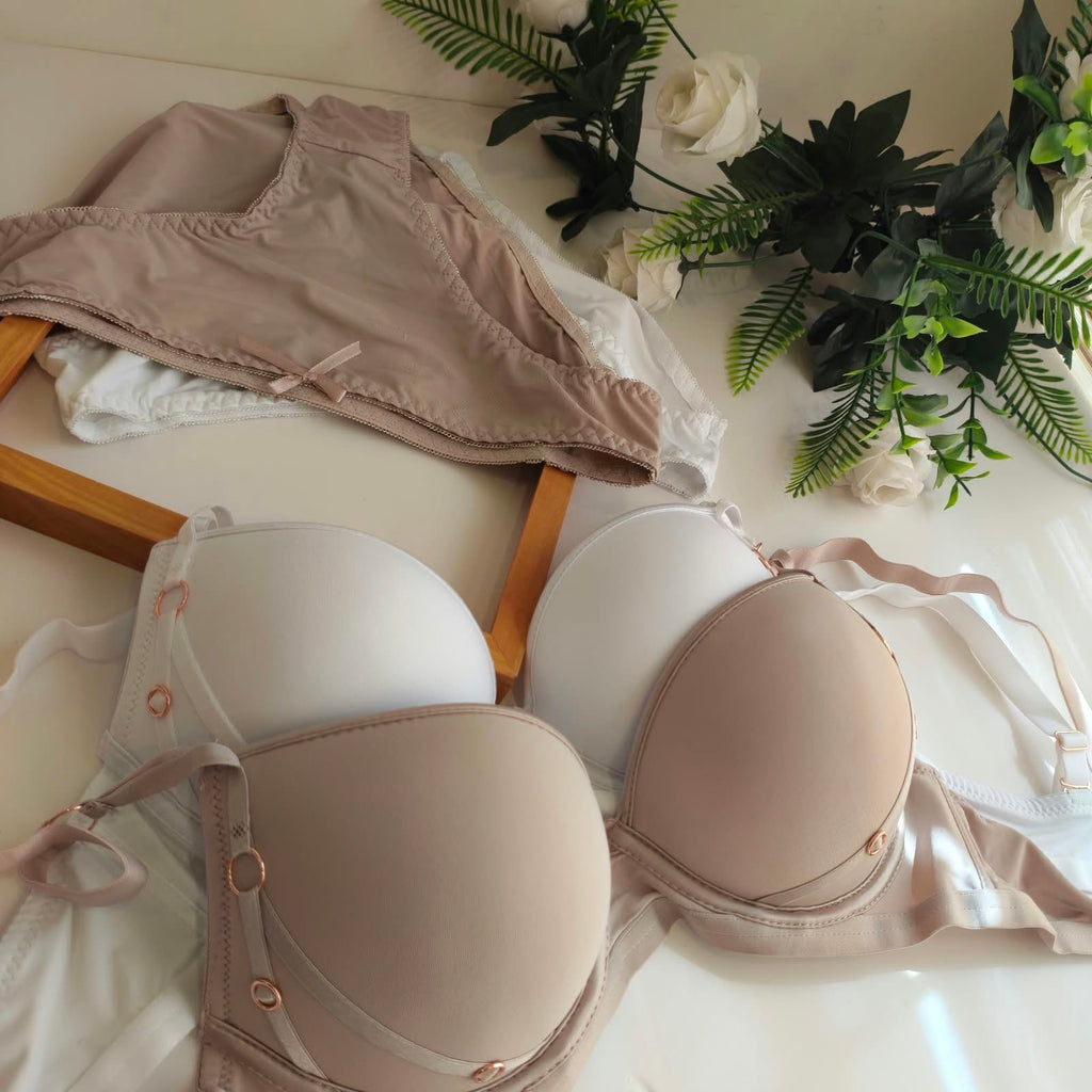 LOOP THIN PAD PUSH UP BRA SET (40-42)B/C