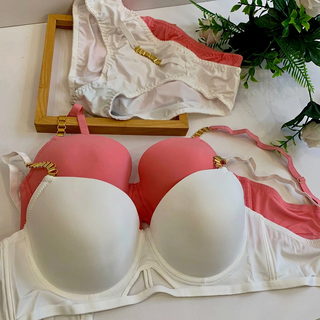 White and pink sets without logo